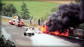 Car racing crash